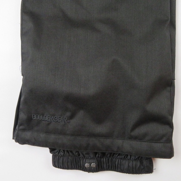 Men BOULDER GEAR Black 5K insulated Cargo ski snowboard pants - Picture 5 of 11